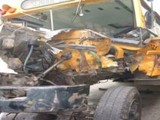 vehicle to vehicle schoolbus accident