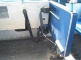 wheelchair and passenger securement, belts draped when clipped